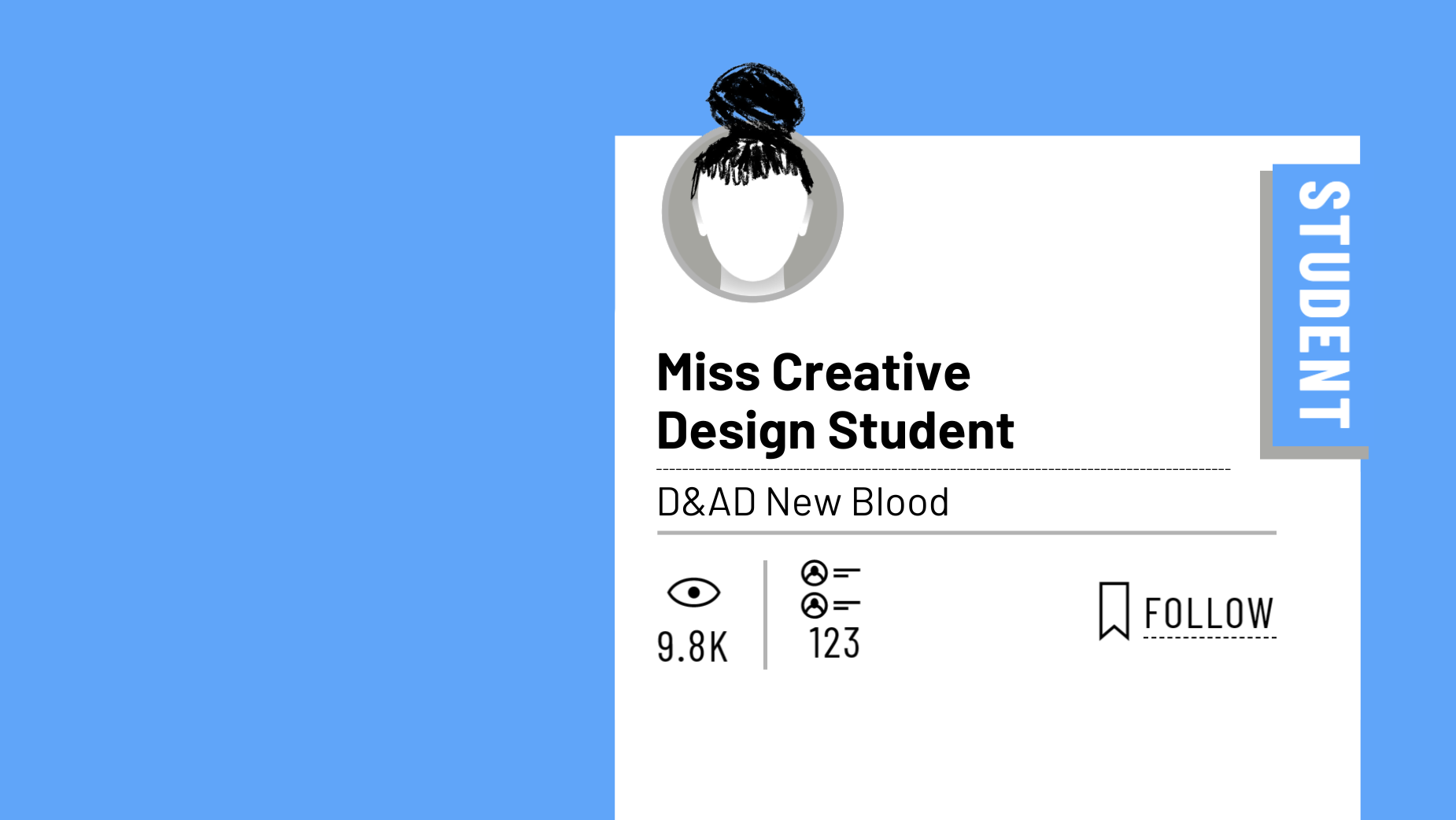 Student Profile - Female Icon